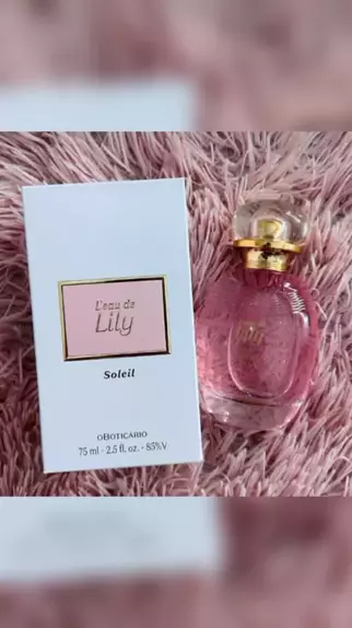 Perfume L eau de Lily Soleil 75ml O boticario