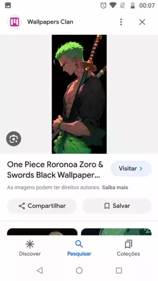 One Piece Roronoa Zoro & Swords Black Wallpapers for iPhone 4k