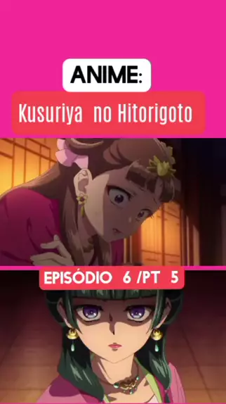 kusuriya no hitorigoto anime legendado