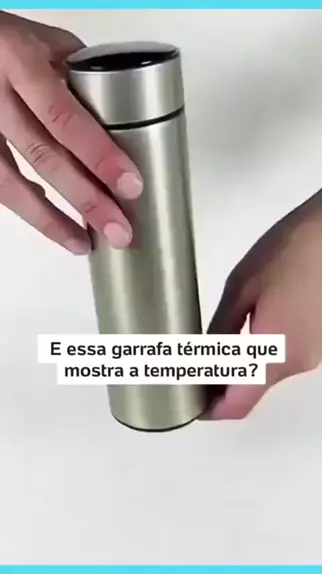 Compre agora a sua Garrafa Térmica com Termômetro Digital e tenha sempre a  sua bebida preferida na temperatura ideal!