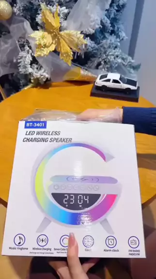 LED WIRELESS CHARGING SPEAKER Music ringtone Wireless Charging