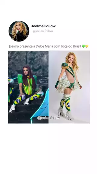 Dulce María, do RBD, usa bota dada por Joelma em último show no Brasil, TV  & Famosos