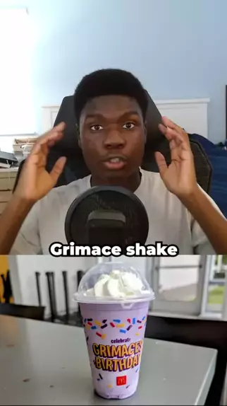 LOOPY MUKBANG, Grimace Shake - killed us in the shop - COFFIN