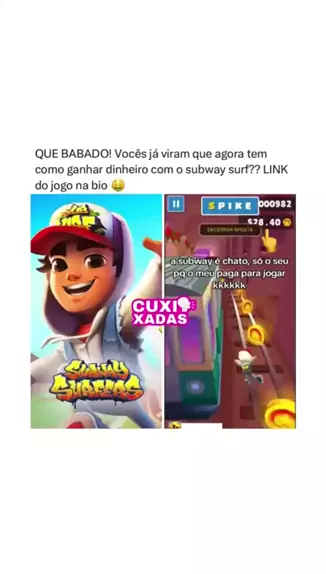 jogo do subway surfers que ta ganhando dinheiro