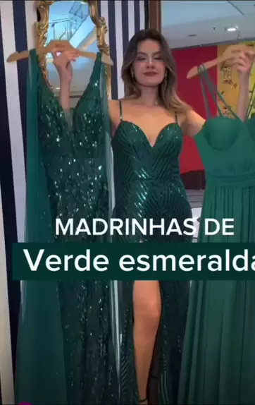 Madrinhas de best sale verde esmeralda