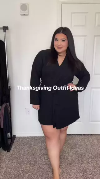 thanksgiving outfit ideas for plus size women