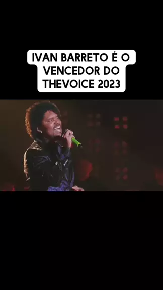 The Voice Brasil 2023: Ivan Barreto, do time Lulu, é o grande vencedor