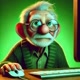 velho com internet