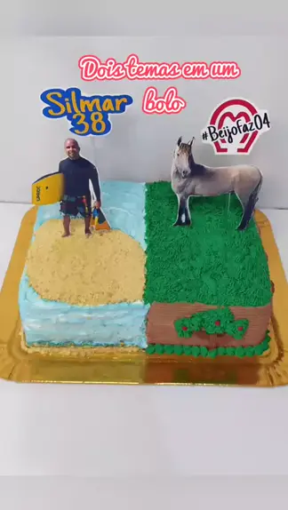 Glaucia Cake - Modelo de bolo masculino