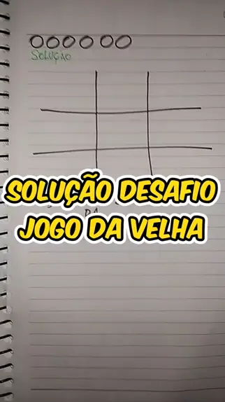 desafio do jogo da velha!! #desafio #jogodavelha #matemática  #raciocíniologico 