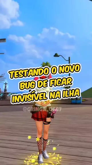 COMO FICAR INVISÍVEL NA ILHA DO ROLÊ NO FREE FIRE - BUG DE FICAR