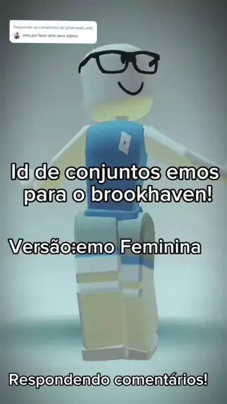 Ideias Skin Emo/Dar No Brookhaven 🖤