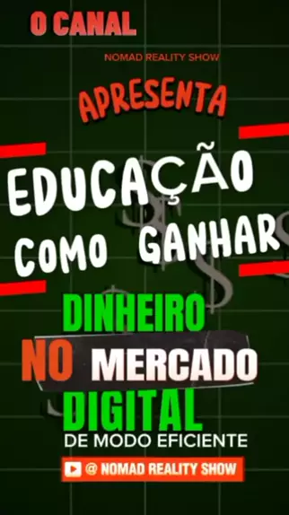 ️ EDUCAÇÃO, SOBRE COMO GANHAR DINHEIRO NO MERCADO DIGITAL, DE MODO ...