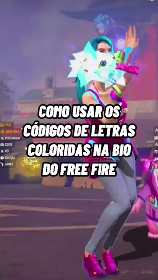 COMO COLOCAR LETRA COLORIDA NO FREE FIRE ! COMO DEIXAR BIO COLORIDA COMO  COLOCAR LETRA COLORIDA ! 