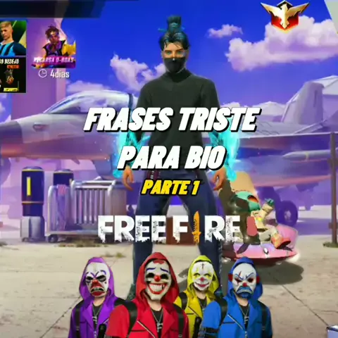 MELHORES FRASES TRISTES PARA VOCÊ ESTAR COLOCANDO NO PERFIL DE FREE FIRE 