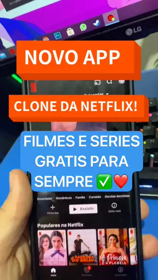 NOVO E MELHOR APP CLONE DA NETFLIX! PARA ASSISTIR FILMES E SERIES NO  ANDROID TOTALMENTE DE GRAÇA 