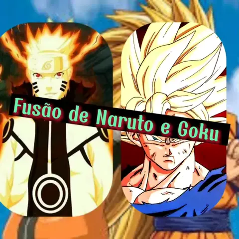 Fusão de Naruto e Goku, como DESENHAR 