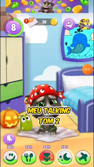 Jogo do Gatinho Tom 2  Tom Shou de Mágicas / My Talking Tom 2 the