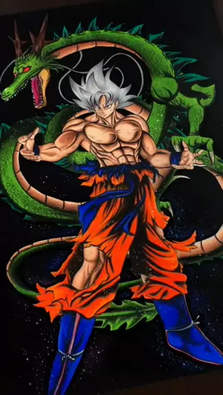 Como Desenhar Goku nível Instinto Superior #DragonBallZ