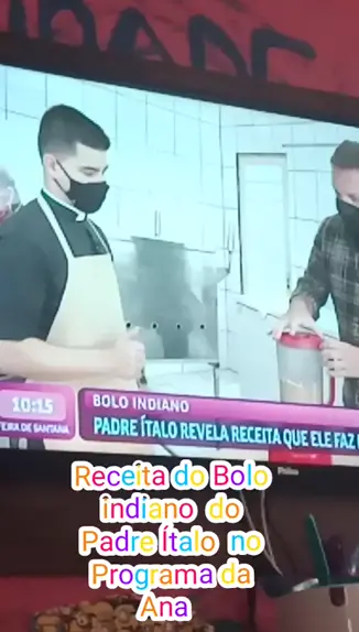 Como fazer bolo indiano do Padre Ítalo, Receita