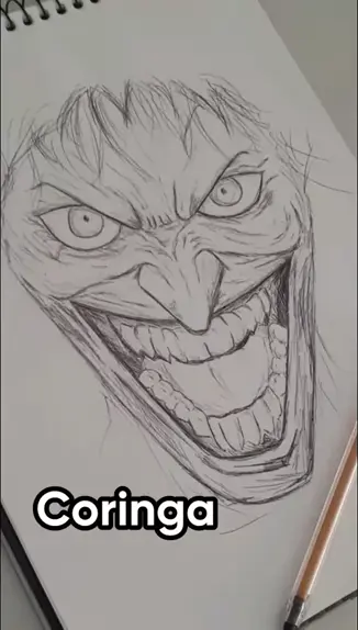 Coringa! Como desenhar o coringa fácil passo a passo!  Desenhos do  coringa, Desenho de rosa fácil, Como desenhar palhaço