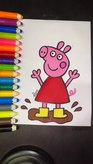 desenho de desenhar da peppa pig