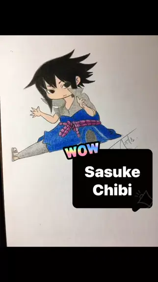 Uchiha Saske, Desenho por Gabriel