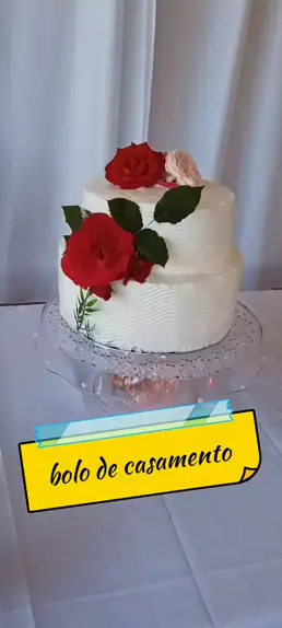 Receitas de bolos de casamento simples
