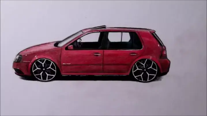 gol quadrado #desenhando #carros