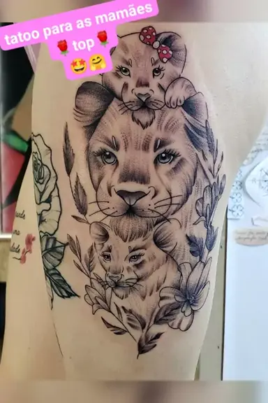 tatuajes de bebes para mamas