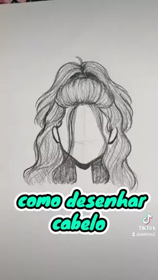 Como Desenhar cabelo feminino 