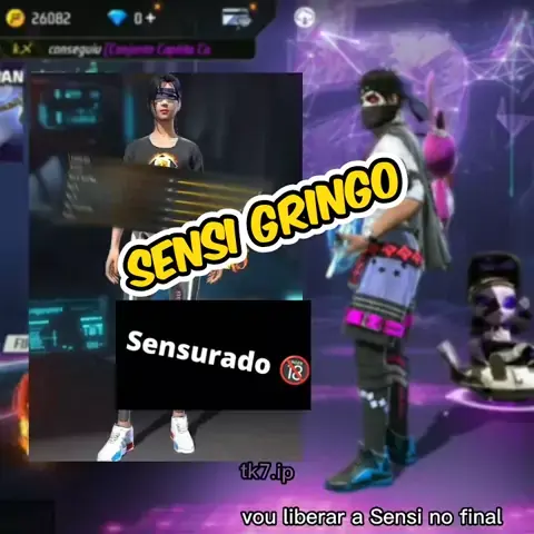 1 Dia Com a Sensibilidade GRINGA Mais Invejada Do Free Fire 😯🔥 (Sensi Dos  Gringo) 