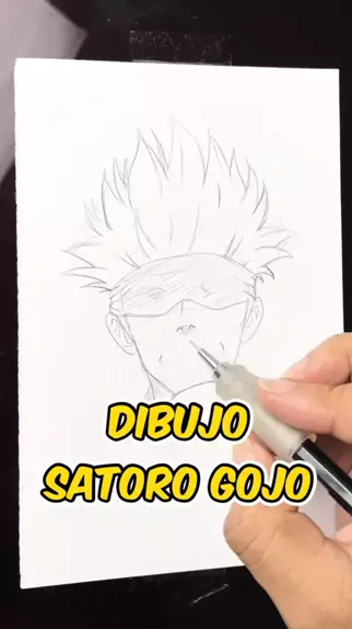 How to Draw Gojo Satoru Easy Tutorial - Anime Drawing