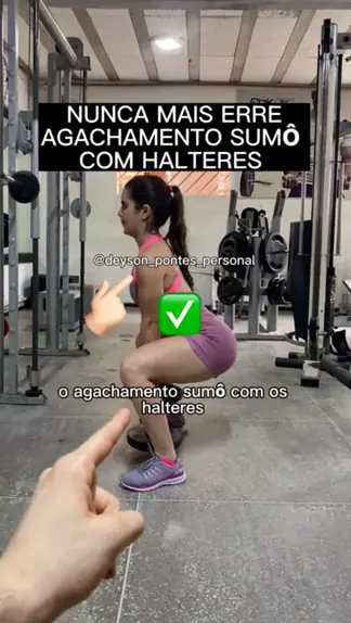 jeito certo de fazer agachamento sumô