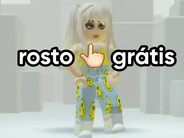 ROSTOS GRÁTIS 😱 - Roblox 