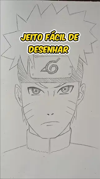 Desenho naruto facil