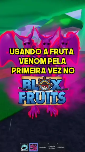 VENOM DESPERTADA na NOVA ATUALIZAÇÃO do BLOX FRUITS??? 