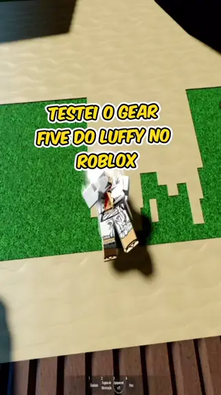 How to make gear fifth luffy in roblox #onepiece #luffy