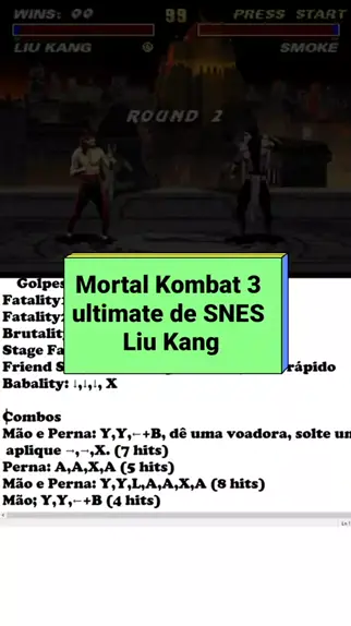 Ultimate Mortal Kombat 3 - Todos os golpes e fatalities - Critical Hits