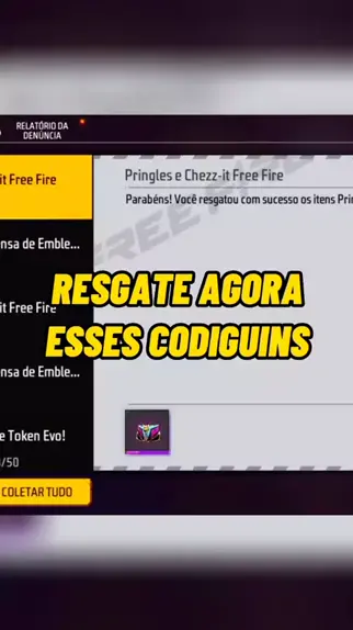 CODIGUIN FF 2022: Código Free Fire válido em maio; Páscoa, Infinito e Álbum