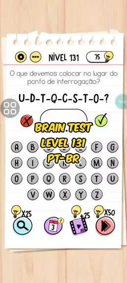 Brain Test 1 - Nível 122 (Português, completo)