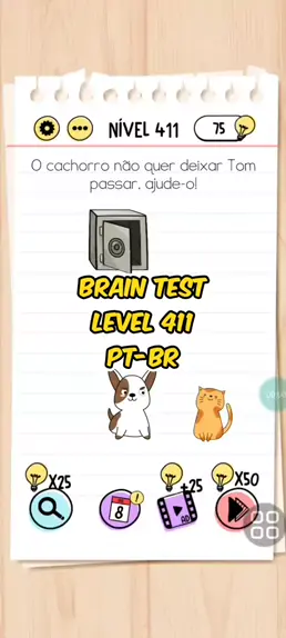 como passar do nível 122 do brain test