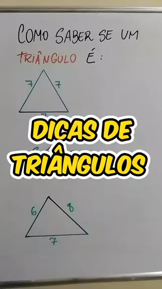 Elementos básicos do triângulo! #Matemática #triângulo #enem