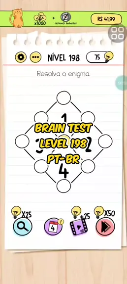 Brain test nível 198 em portugues