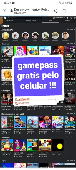 Roblox: Como Ganhar Robux De Graça - Arsenal Apps