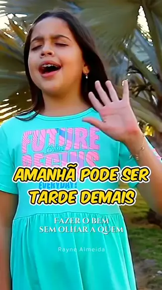 AMANHÃ PODE SER TARDE DEMAIS- Música com Letra- Rayne Almeida e Thiago  Novaes 