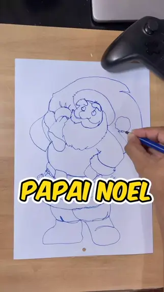 Como Desenhar um PAPAI NOEL KAWAII