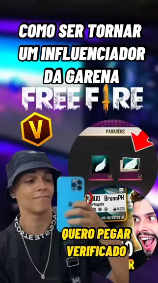 Insígnia Verificado Free Fire: como se tornar um influenciador em