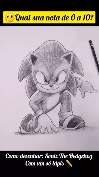 COMO DESENHAR O SONIC EXE 