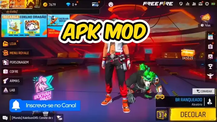 Atualizado *APK MOD* menu hack 900mil diamantes infinitos no free